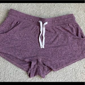 Purple sleep shorts